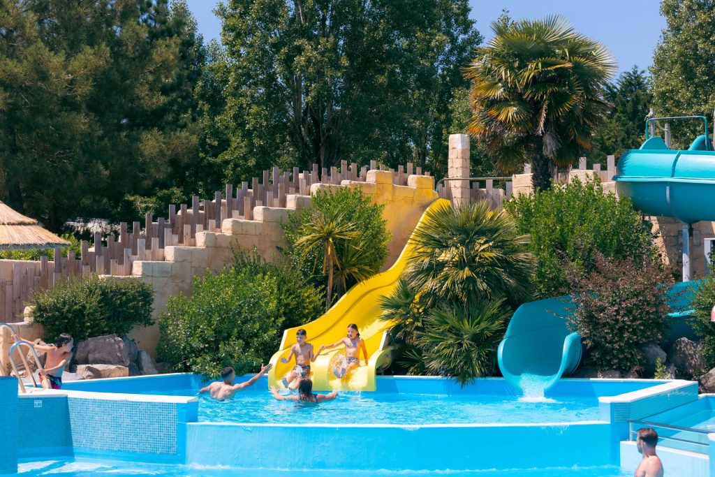 Toboggan piscine en Vendée 